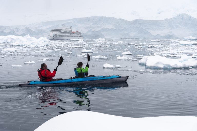 Paddling in Antarctica-3