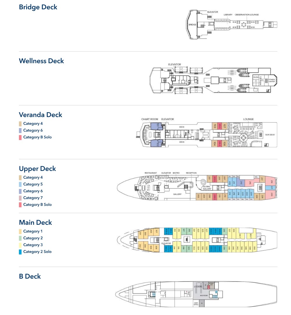 National Geographic Explorer deck plan